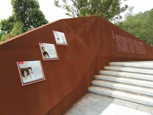 项城耐候钢挡土墙